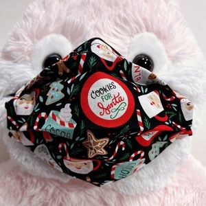 Face Mask Christmas Santa Cookies Gingerbread